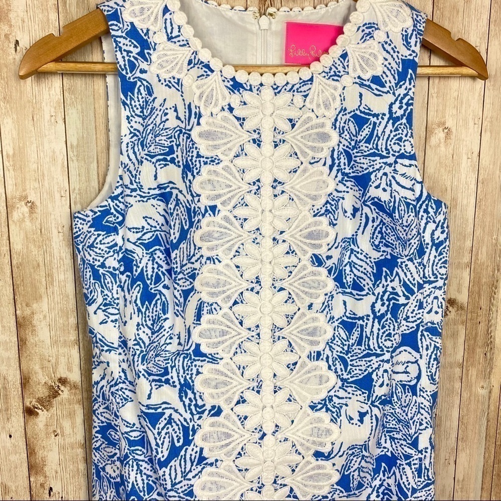 Lilly Pulitzer Melani‎ Shift dress in Coastal Blue - Picture 6 of 15